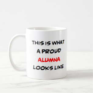 alumna, proud coffee mug