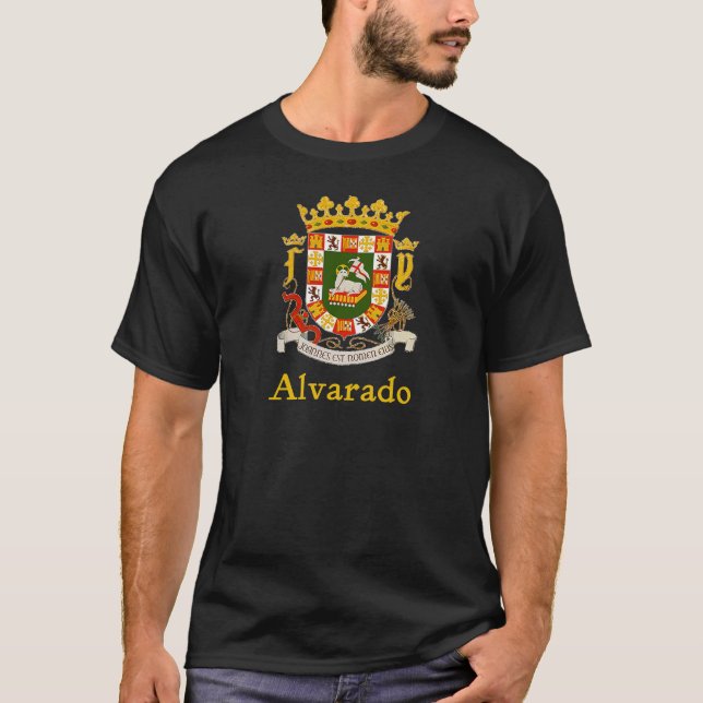 Alvarado Shield of Puerto Rico T-Shirt (Front)