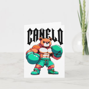 Alvarez Mexicano Boxing Bear Mexican Pride Patriot Card
