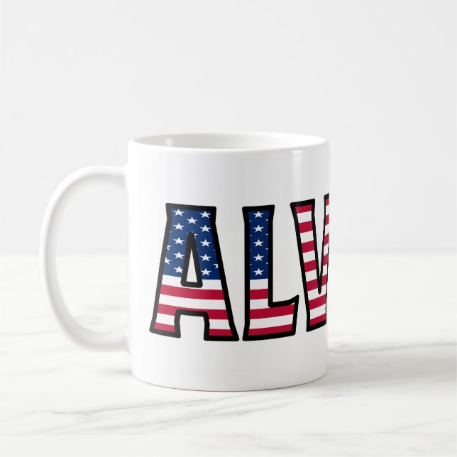 Alvaro Name First Name USA stylish cup of coffee c (Left)