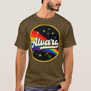 Alvaro Rainbow In Space Vintage Style T-Shirt