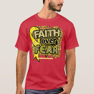 Alveolar Rhabdomyosarcoma Awareness Ribbon Faith O T-Shirt