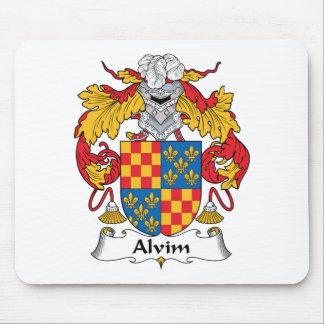 Alvim Family Crest Mouse Pad