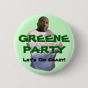 Alvin Greene: Let's Go Crazy! 6 Cm Round Badge