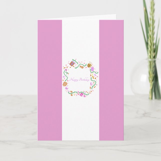 Always a book Girl Card (Front)