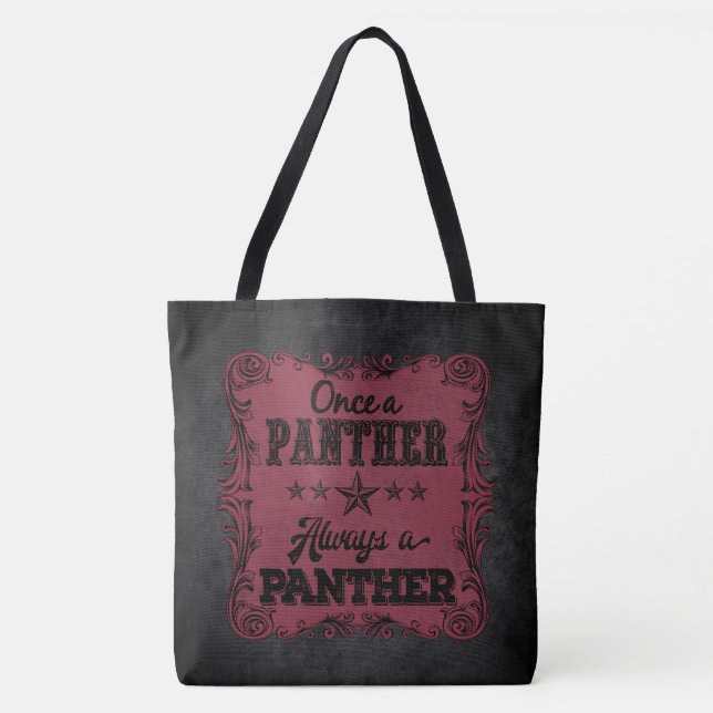 Always a Panther Personalised Tote Bag (Front)
