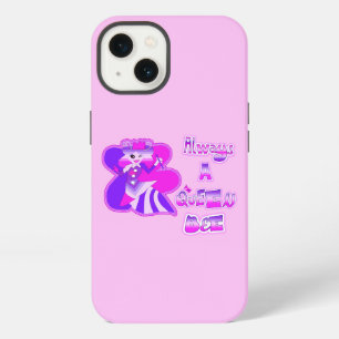 Always a queen bee baby pink iPhone 13 case