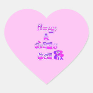 Always a queen bee classic round pink Stickers