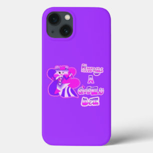 Always a queen bee purple iPhone 13 case