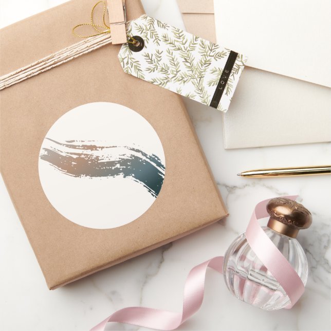 Always and for Eternity Wedding Classic Round Sticker (Gifting)