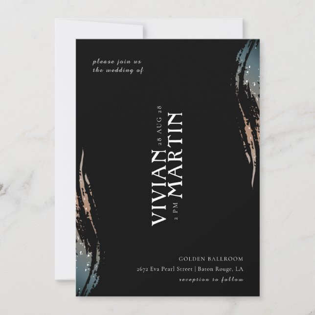 Always and for Eternity Wedding Invitation (Front)