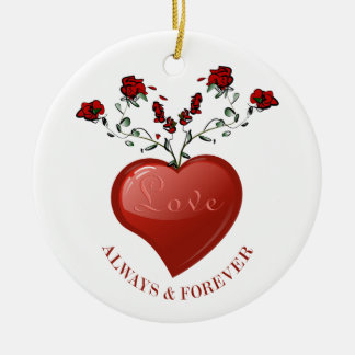 Always And Forever Ceramic Tree Decoration
