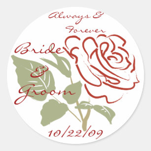 Always and Forever Classic Round Sticker