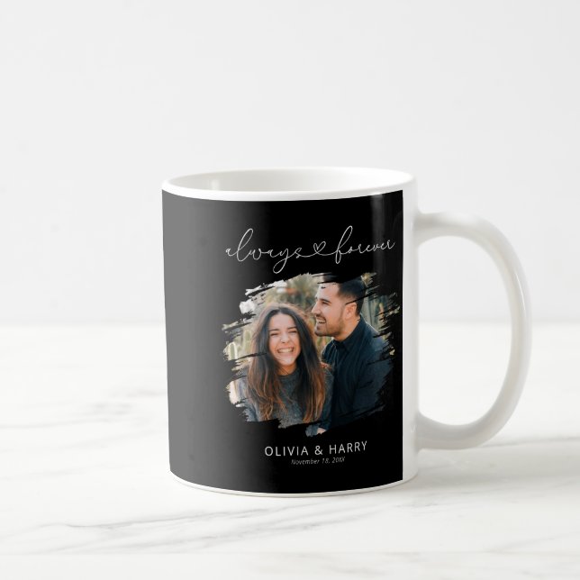Always And Forever Couple Photo  Coffee Mug (Right)