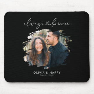 Always And Forever Couple Photo Mouse Pad