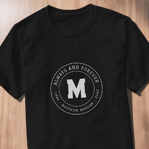 Always and Forever Memorial Monogram T-Shirt