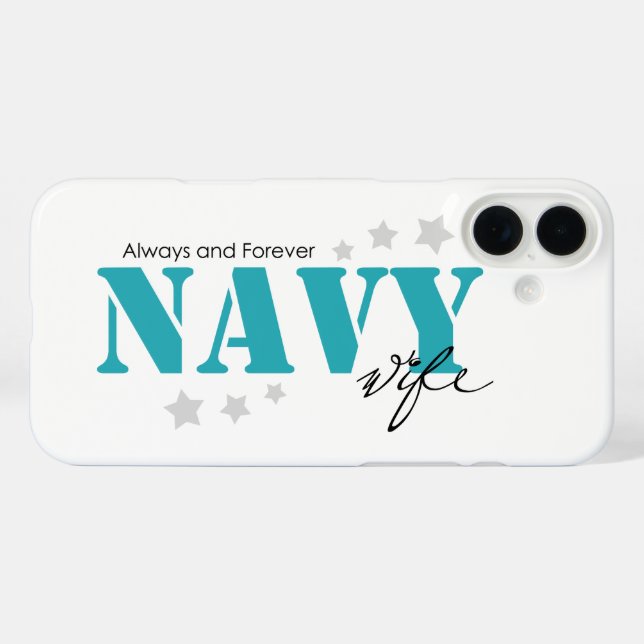 Always and Forever - Navy Wife Case-Mate iPhone Case (Back (Horizontal))