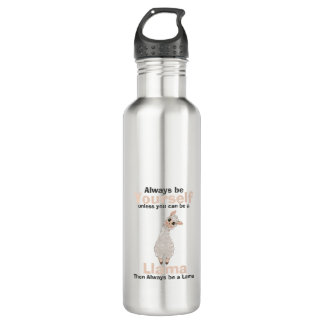 Always Be a Llama Animal Lover 710 Ml Water Bottle