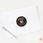 Always Be A Red Panda Cute Pet Animal Pandas Lover Classic Round Sticker (Envelope)