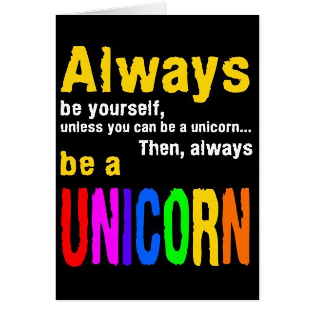 Always be a unicorn (Front)