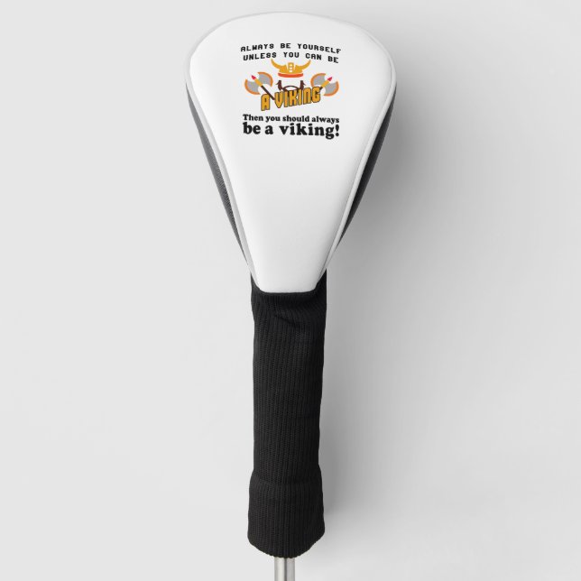 Always be a Viking Golf Head Cover (Front)