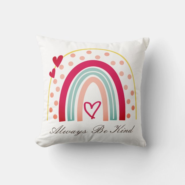 Always Be Kind - Motivational Quote Cushion (Front)