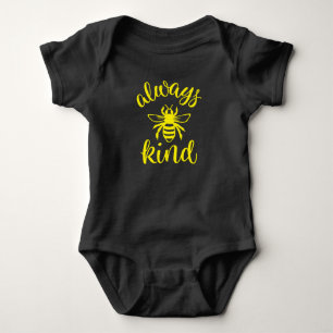 Always Be Kind with Bee Baby Bodysuit