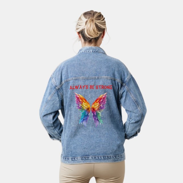 Always be strong denim jacket (Model)