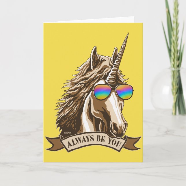 Always be you card (Front)