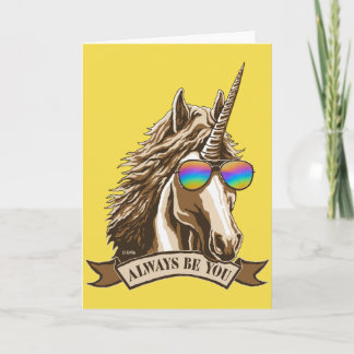 Always be you card
