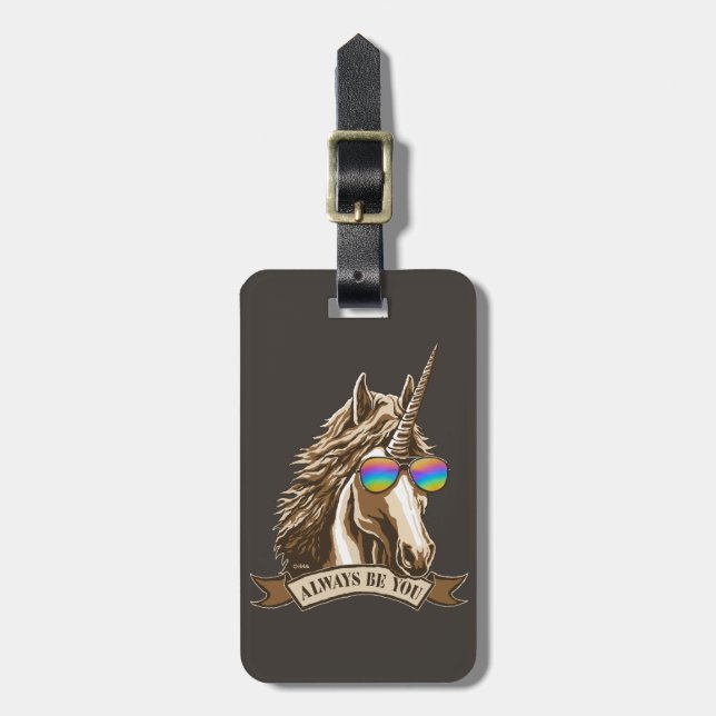 Always be you luggage tag (Front Vertical)
