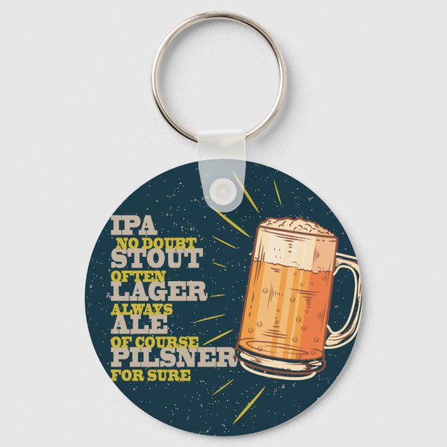 Always Beer Key Ring (Front)