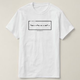 Always Believe in Yourself Morse Code T-Shirt