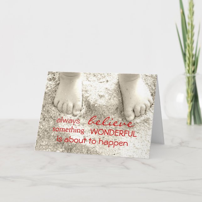 Always Believe Inspirational Greeting Cards (Front)