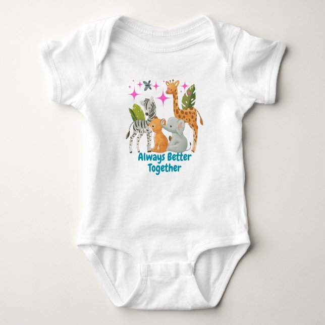 Always Better Together Baby Bodysuit (Front)