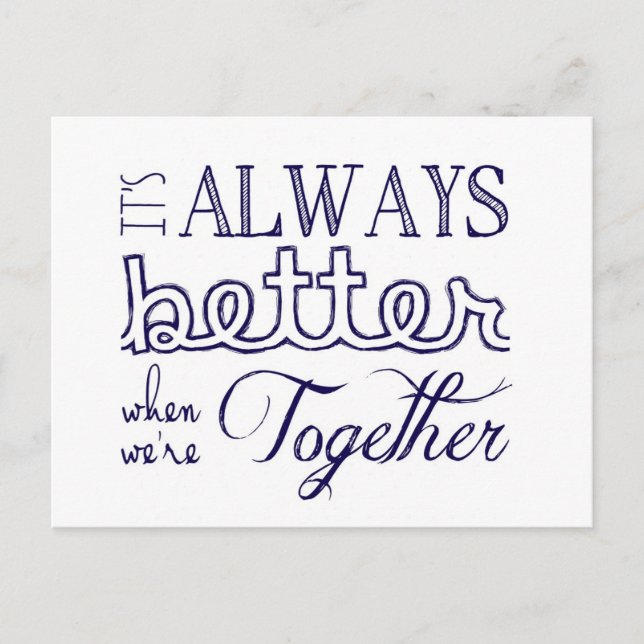 Always better when postcard (Front)