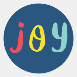 Always Bright Joy Multi-Colour   Holiday Stickers