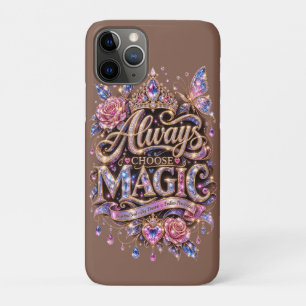Always Choose Magic Sparkle Crystal Design Case-Mate iPhone Case
