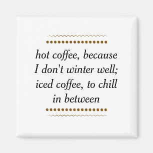 Always Coffee Magnet