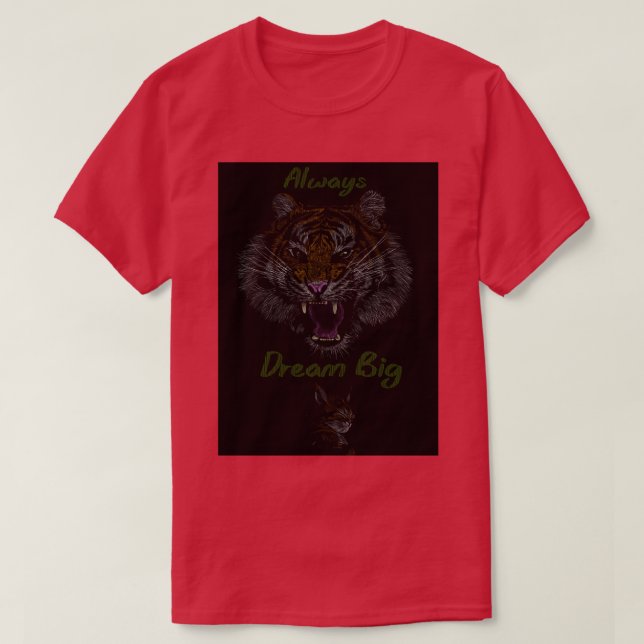 Always dream big Kitty cat T-Shirt (Design Front)