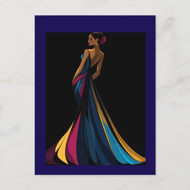  ALWAYS ELEGANT #6 POSTCARD (Front)