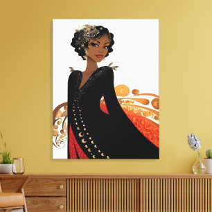 ALWAYS ELEGANT #9 Invitation Canvas Print