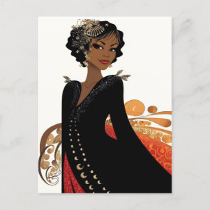 ALWAYS ELEGANT #9 Invitation Postcard