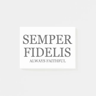 Always Faithful - Dark Post-it Notes