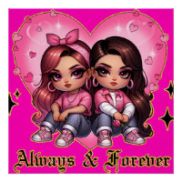 Always & Forever Best friends girls gift