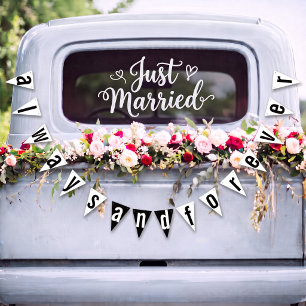 ALWAYS & FOREVER MODERN WEDDING DECOR BUNTING