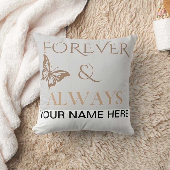 Always & Forever Personalized Cushion (Blanket)