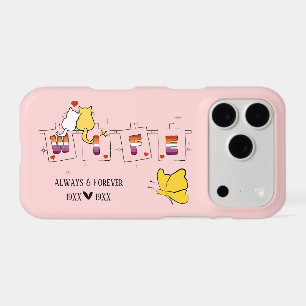Always & Forever Sunset Lesbian Flag Wife iPhone C