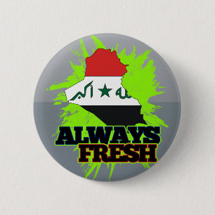 Always Fresh Iraq 6 Cm Round Badge