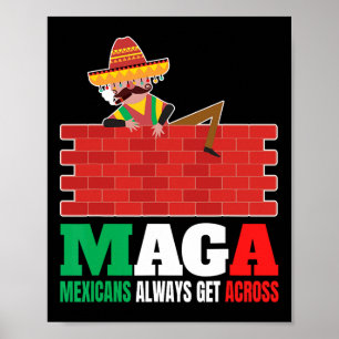 Always Get Across Anti Funny Men Mexico Pride  Poster